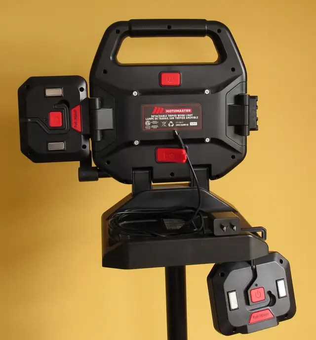 3000 lumens LED tripod worklights photography Motomaster - Photo 5