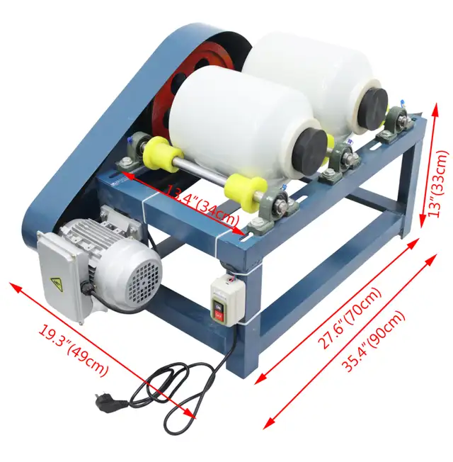 Ceramic Ball Mill Grind Machine Ink Glazes Lab Mineral 134066