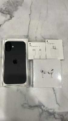 iPhone 16 plus 128gb 97% battery health Airpods Pkg/Delivery