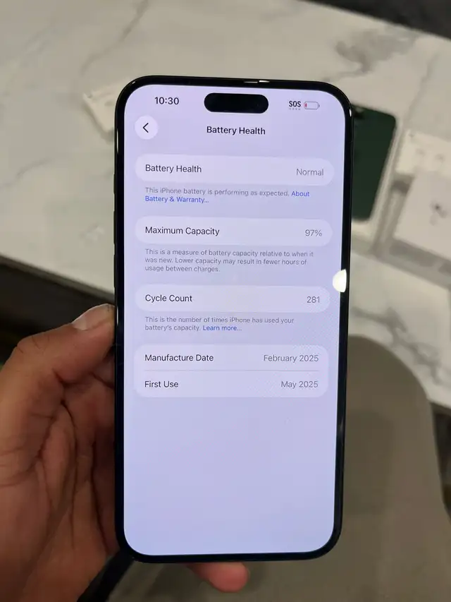 iPhone 16 plus 128gb 97% battery health Airpods Pkg/Delivery - Photo 7