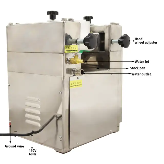 Three Zirconia Ceramics Roll Mill Grinder Lab Supply 110V 134092