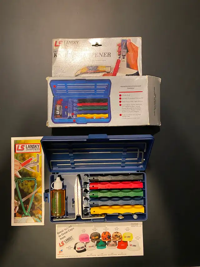 Lansky Deluxe Knife Sharpening Kit new in box . - Photo 2