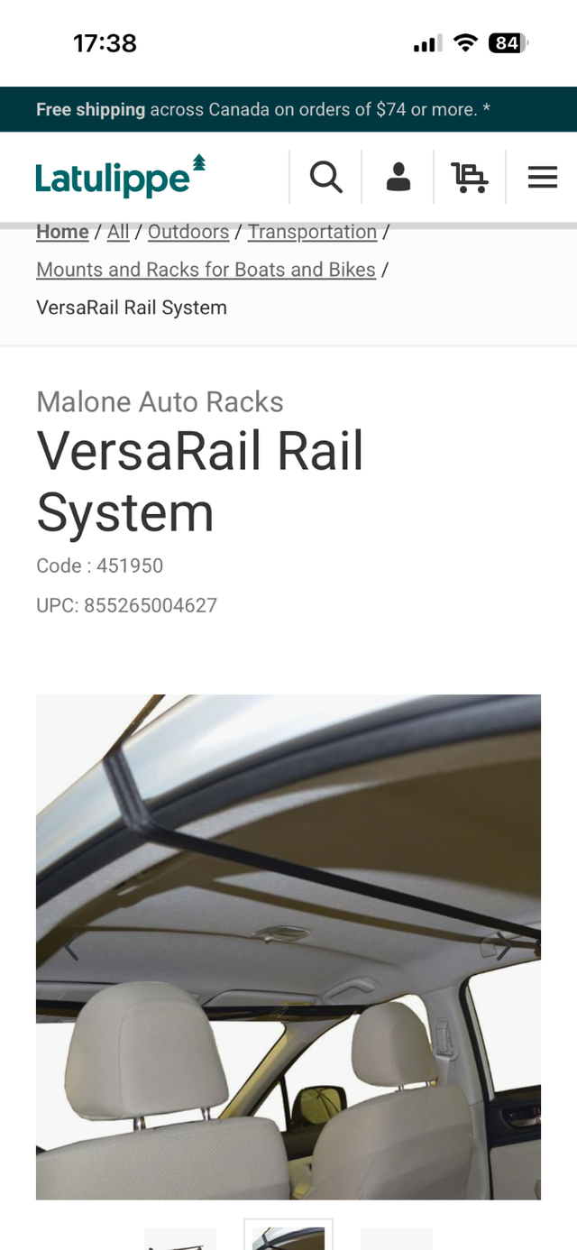 Rack de toit pour canot, kayak ou autres - Photo 3