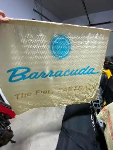Vintage late 60’s early 70’s Barracuda & Valiant Dealer Banners