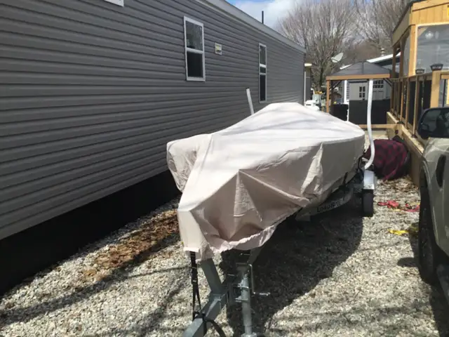 14ft aluminum boat with motor - Photo 5