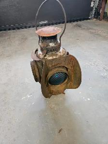 Old railway lantern