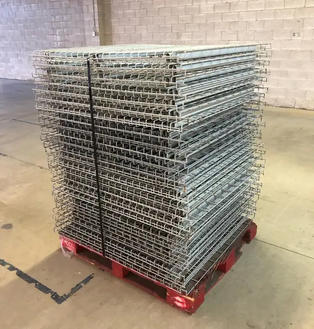 USED Wire Mesh Decking Deck 42'x46' for Pallet Racking - Photo 3