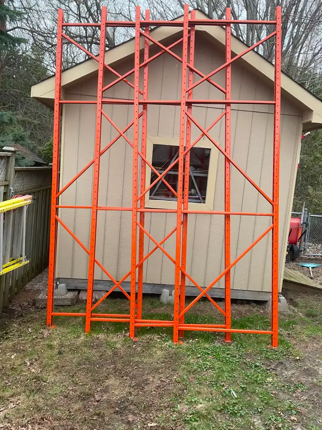 4 Pallet Racking Uprights (Only) 12 feet x 42 inches