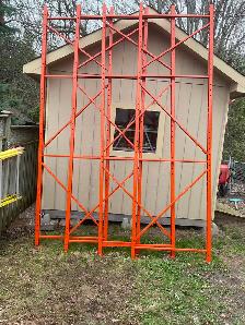 4 Pallet Racking Uprights (Only) 12 feet x 42 inches