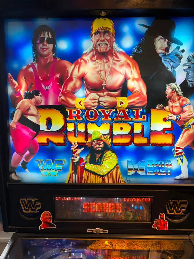 Data East Pinball Machine. Royal Rumble - Photo 2
