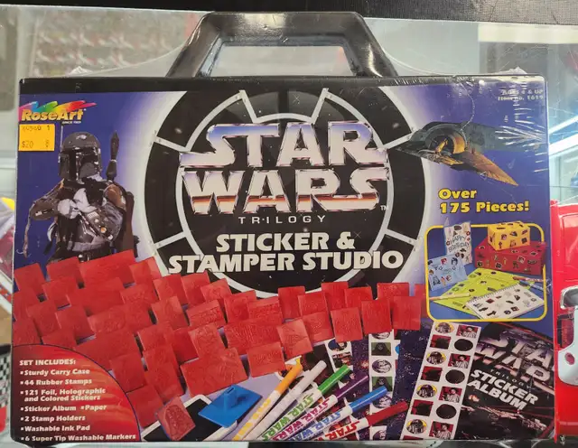 Star Wars Trilogy Sticker & Stamper Studio New Sealed in Case