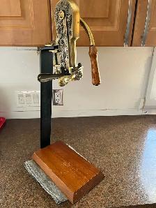 tire bouchon sur pied