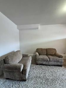 FREE DELIVERY Comfy Matching 2 Seater Loveseat & Single Sofa - Photo 2
