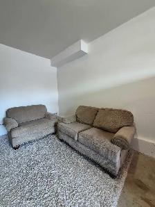 FREE DELIVERY Comfy Matching 2 Seater Loveseat & Single Sofa - Photo 4
