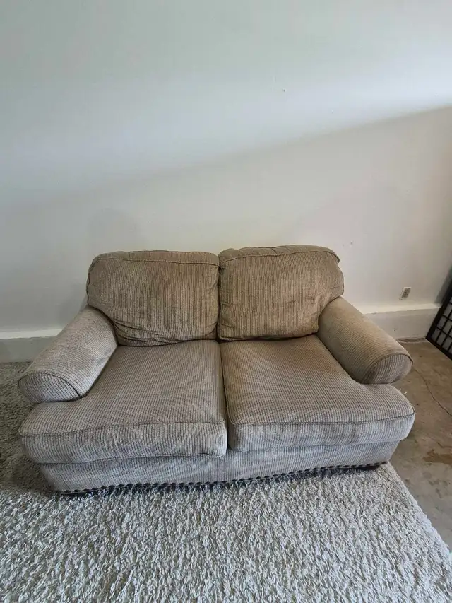 FREE DELIVERY Comfy Matching 2 Seater Loveseat & Single Sofa - Photo 8