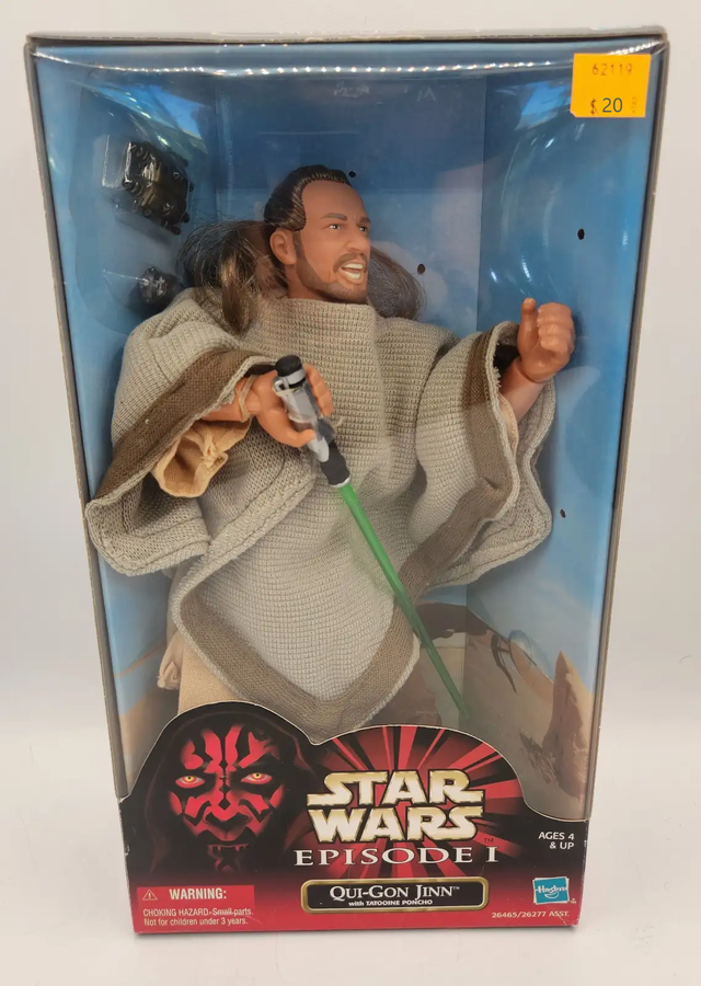 Star Wars Action Figures (4): Anakin, Qui-Gon, Jawa Brand New