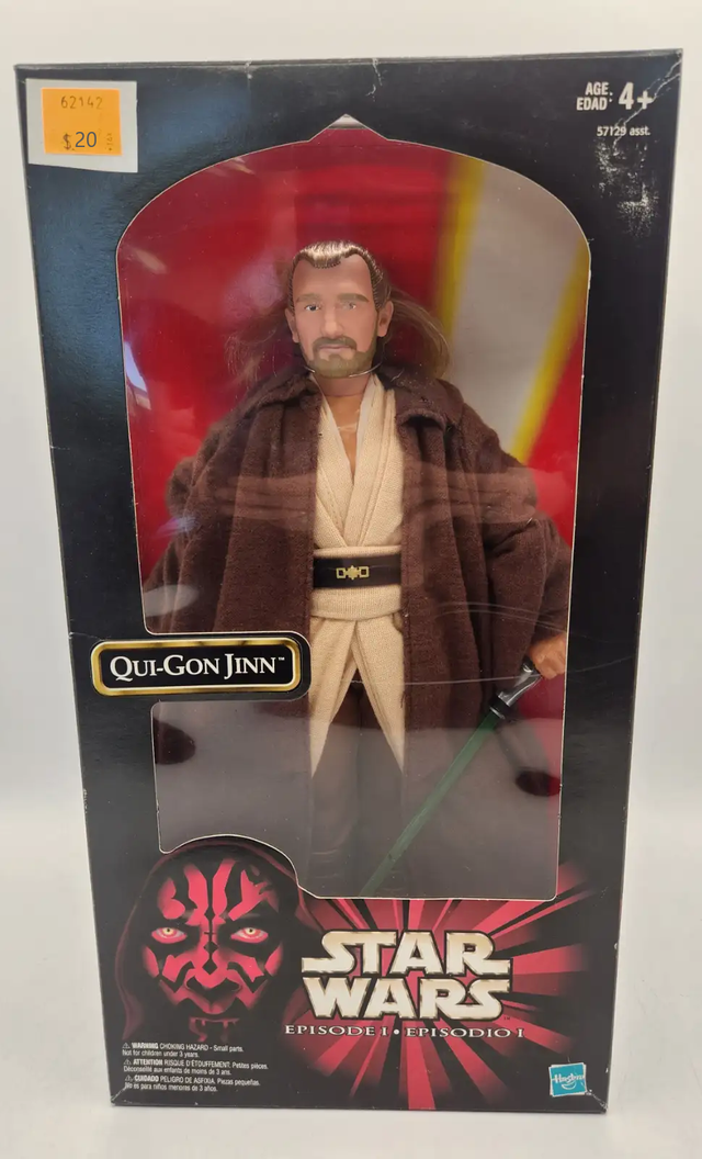 Star Wars Action Figures (4): Anakin, Qui-Gon, Jawa Brand New - Photo 2