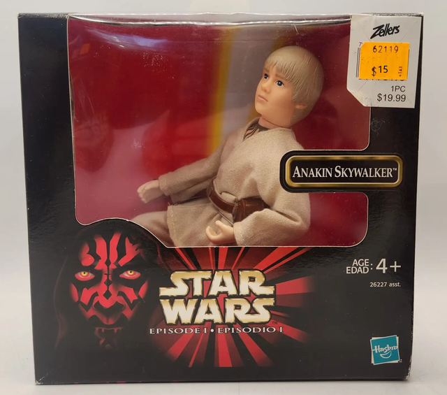 Star Wars Action Figures (4): Anakin, Qui-Gon, Jawa Brand New - Photo 3