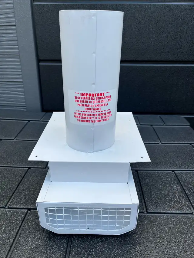 clapet extérieur 4 po blanc - Photo 5