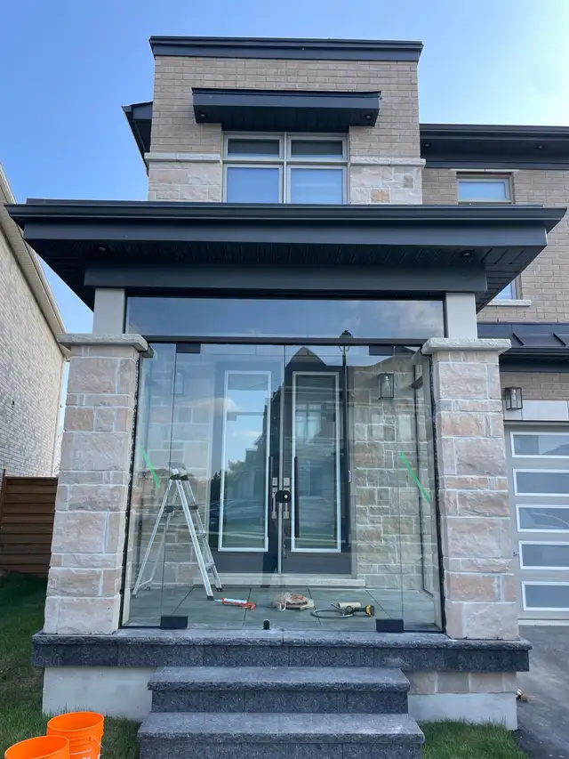 Frameless Glass Entrance Enclosure - Photo 7