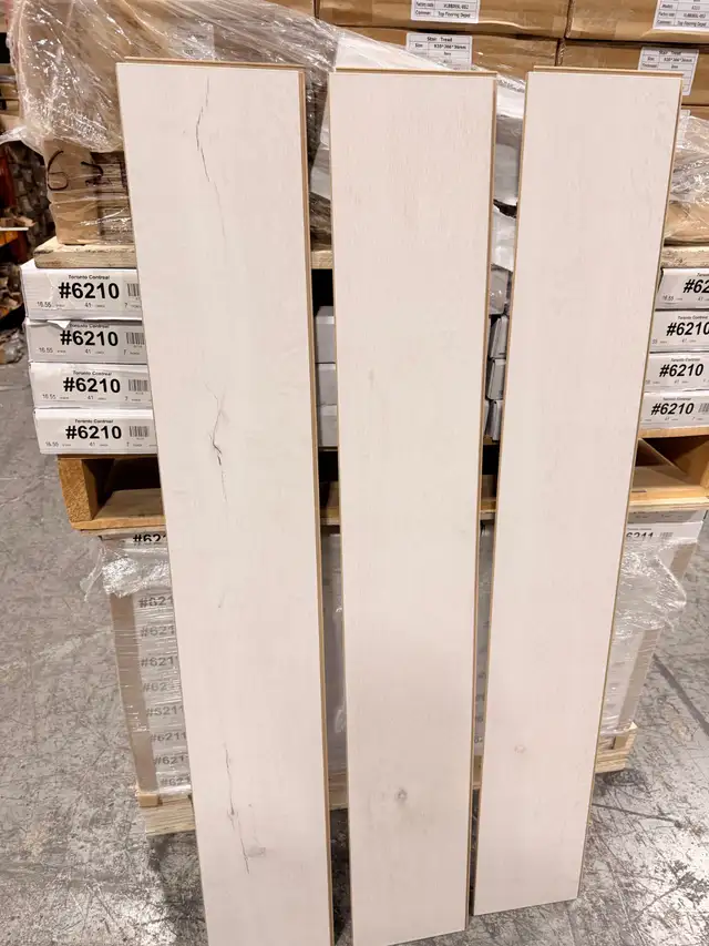 CLEARANCE $1.79/sqft Swiss Krono Lilywhite Oak Flooring - Photo 3