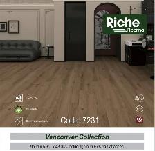CLEARANCE $2.14/sqft Riche SPC Vinyl flooring Seawall Brown 12mi