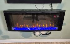 48' CLASSICFLAME ELECTRIC FIREPLACE – WALL MOUNT – MINT - $170