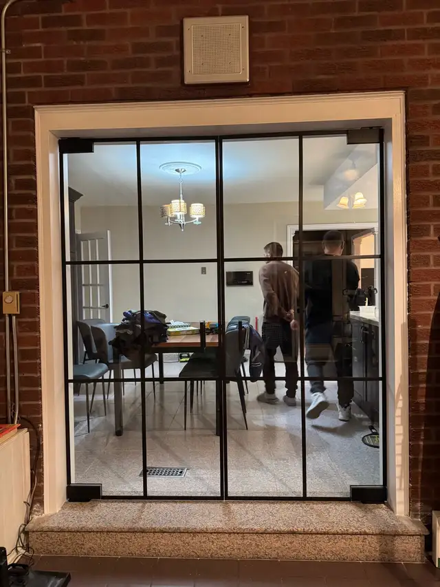 Frameless Glass Home Office Partition - Photo 5