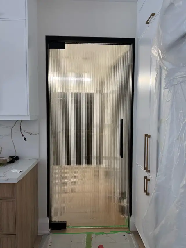 Frameless Glass Home Office Partition - Photo 8