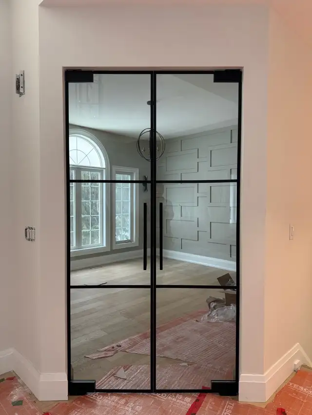 Frameless Glass Home Office Partition - Photo 9