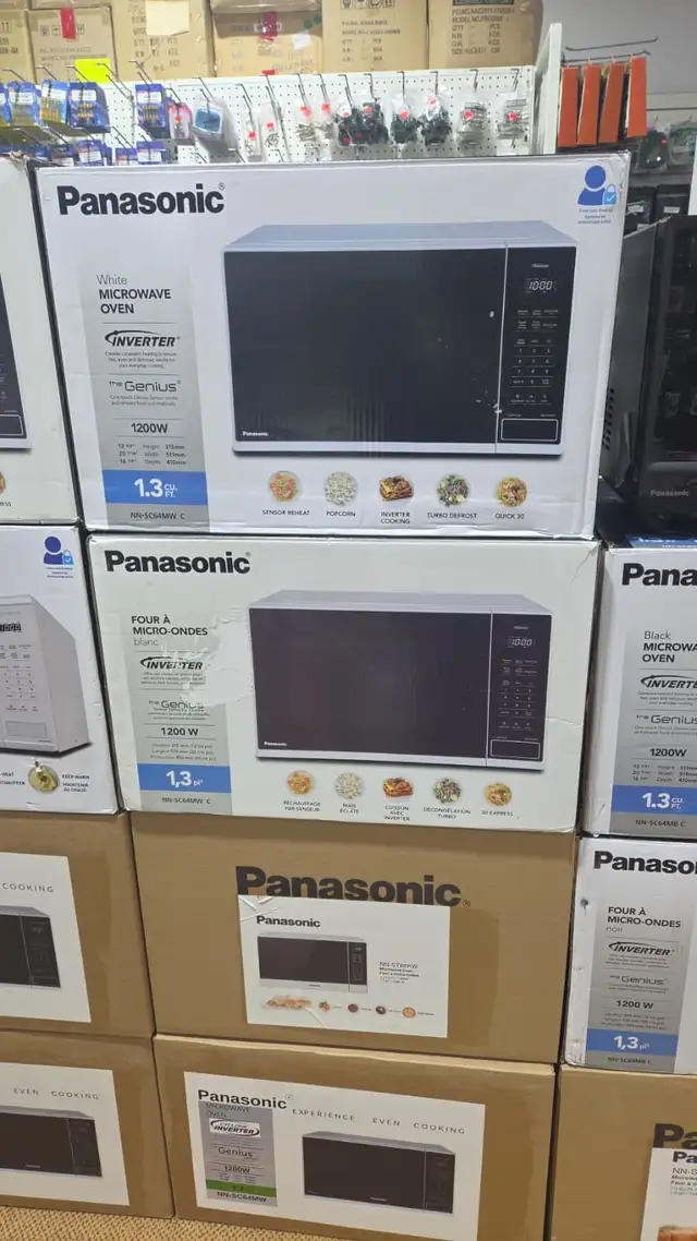 MICROWAVE OVEN PANASONIC 1.3CUFTWHITE