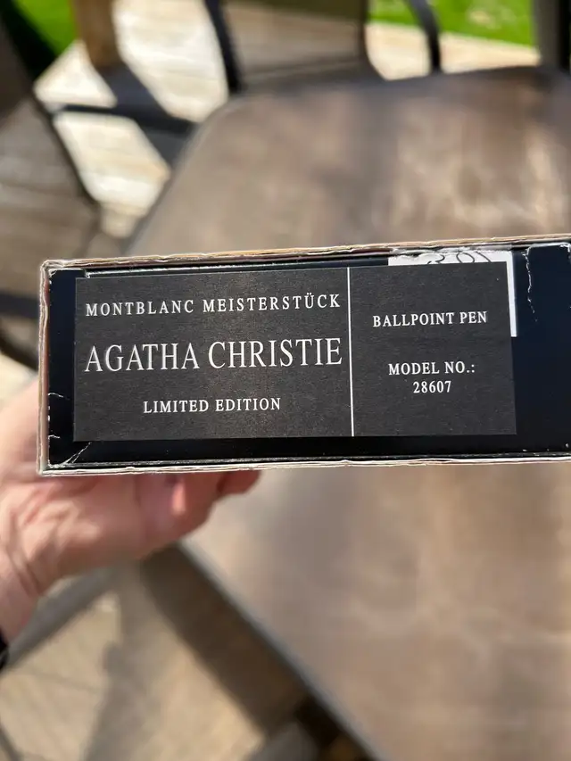 MUST SELL ASAP! MONTBLANC AGATHA CHRISTIE BALL POINT PEN - Photo 4