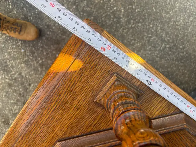 Free delivery Antique Oak Cabinet with Drawer - Photo 10