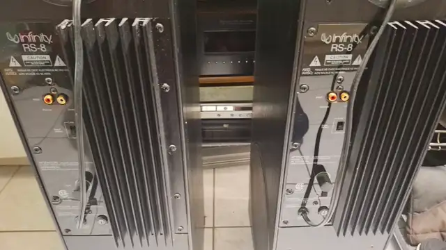 Tower speakers and receiver ( Infinity speaker  Build in subwoof - Photo 3