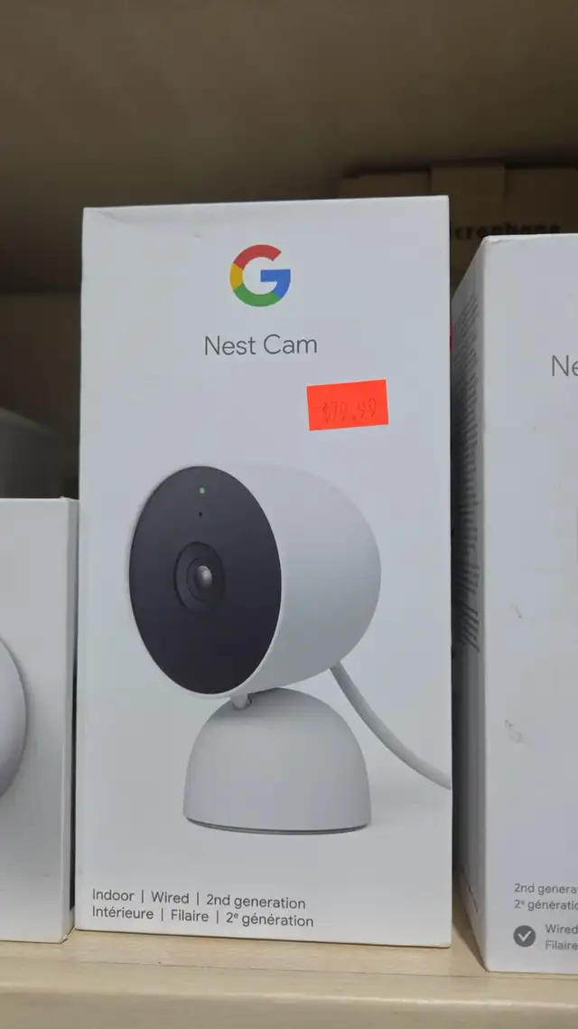 GOOGLE NEST CAM INDOOR WIRED 2ND GENERATION CAMERA