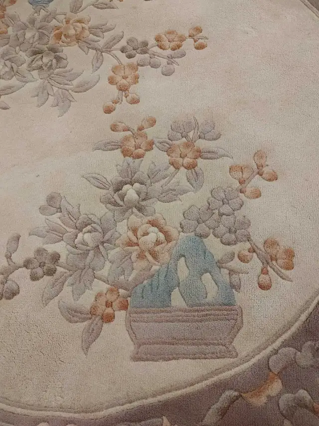 Tapis ( 100% laine ) 58' de diamètre ( sans les franges ) - Photo 3