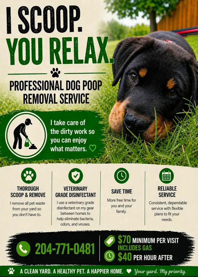 Lawn Technician - Dog Poop Removal
