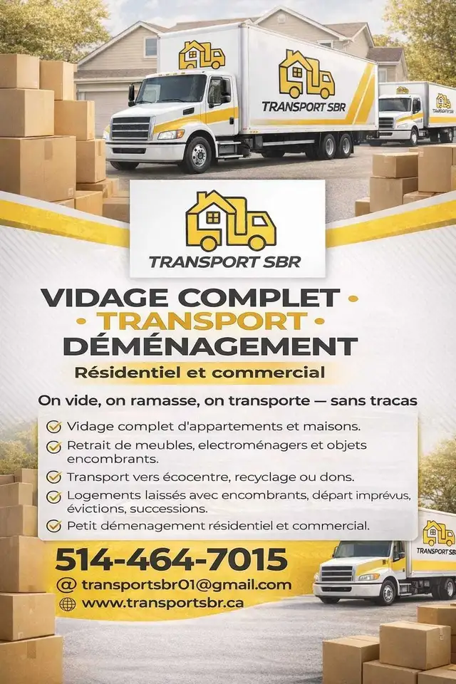 Transport & Déménagement | Prix Compétitifs | Assuré