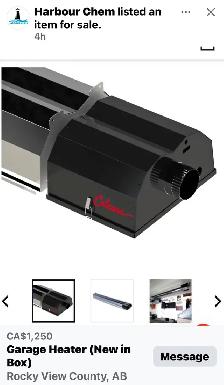 Calcana Garage Heater 40,000 BTU