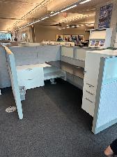 Cubicles/ Teknion Leverage 6x6x51' high stations $675/excel cond - Photo 4