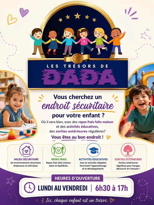 Milieu familial Subventionné à Pointes-aux-Trembles.