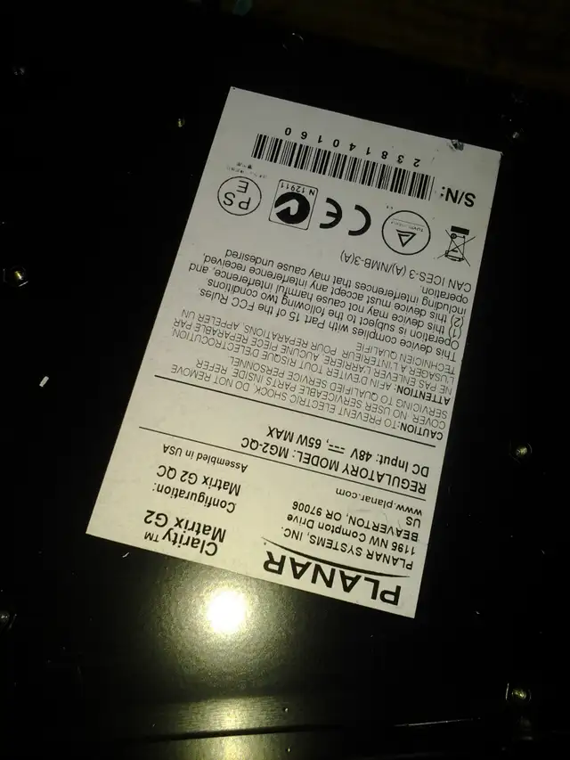 Planar MG2-QC Clarity Matrix G2 Quad Controller Module - HDMI Vi - Photo 2