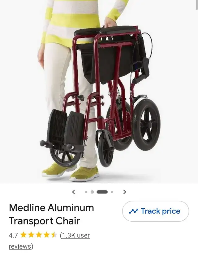 Medline Transport Chair - Photo 5