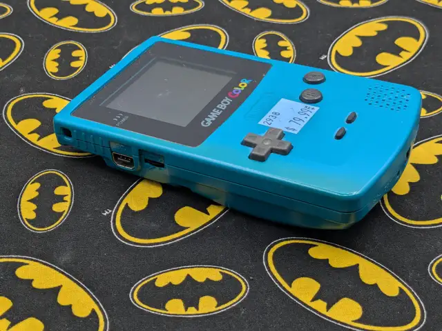 Nintendo Gameboy Color Teal No Sound (#2938) - Photo 3