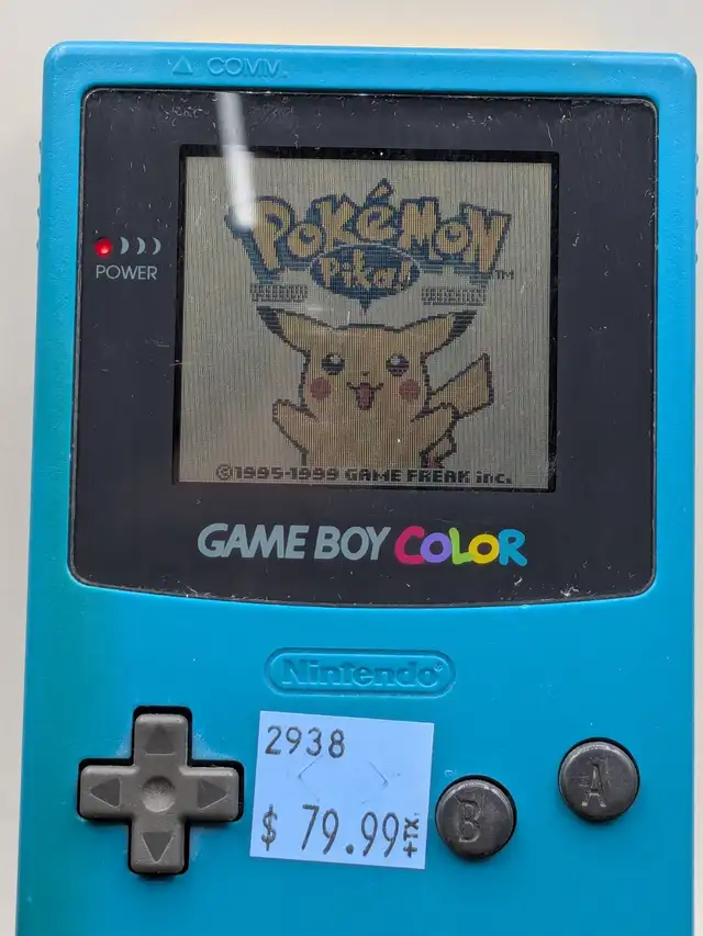 Nintendo Gameboy Color Teal No Sound (#2938) - Photo 5