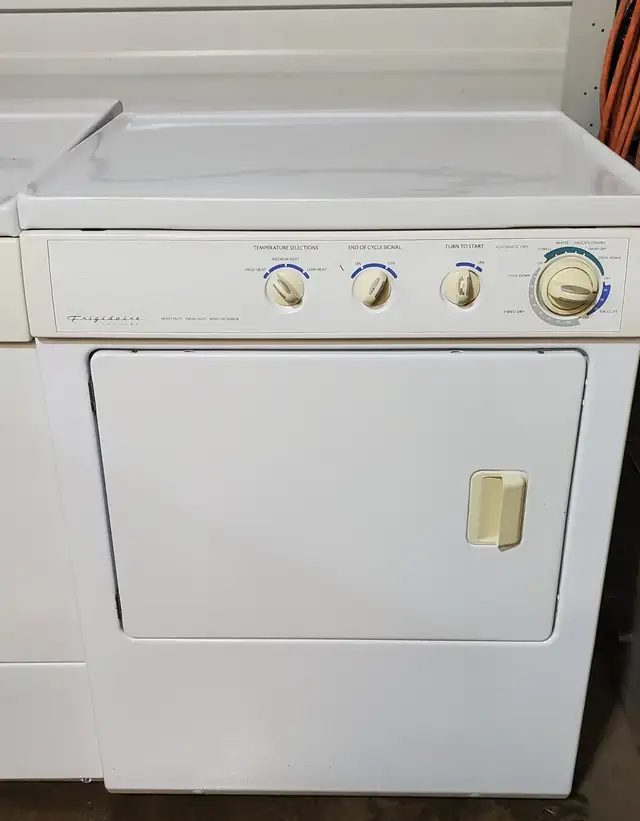 Frigidaire front loading stackable- working, clean - Photo 2