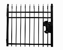 4x4 Steel Fence Gate – Heavy Duty - Photo 3