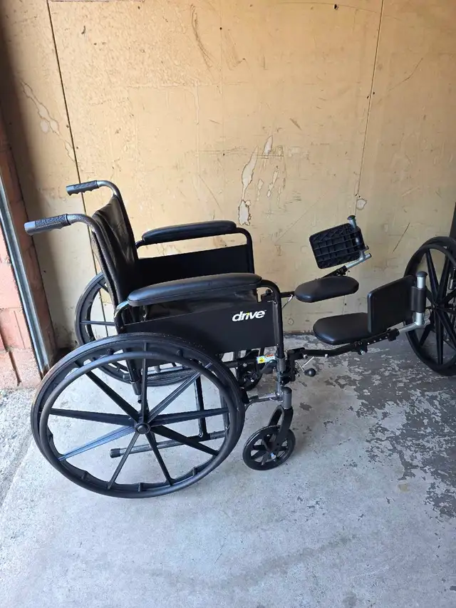 Wheelchair with Elevating Leg Rests - Photo 3
