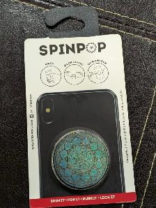 NEW Spinpop Phone Grip (w/ extra adhesive sticker) Mandala look