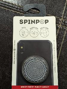 NEW Spinpop Phone Grip (w/extra adhesive sticker) Spiral look